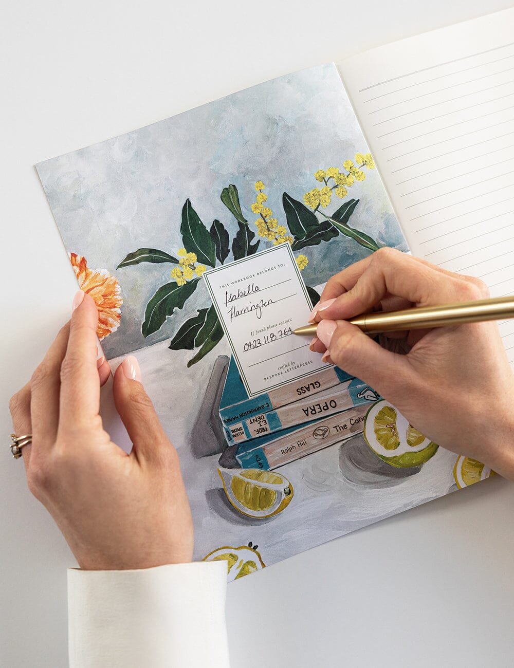 Bespoke Letterpress - Wattle and Citrus Workbook