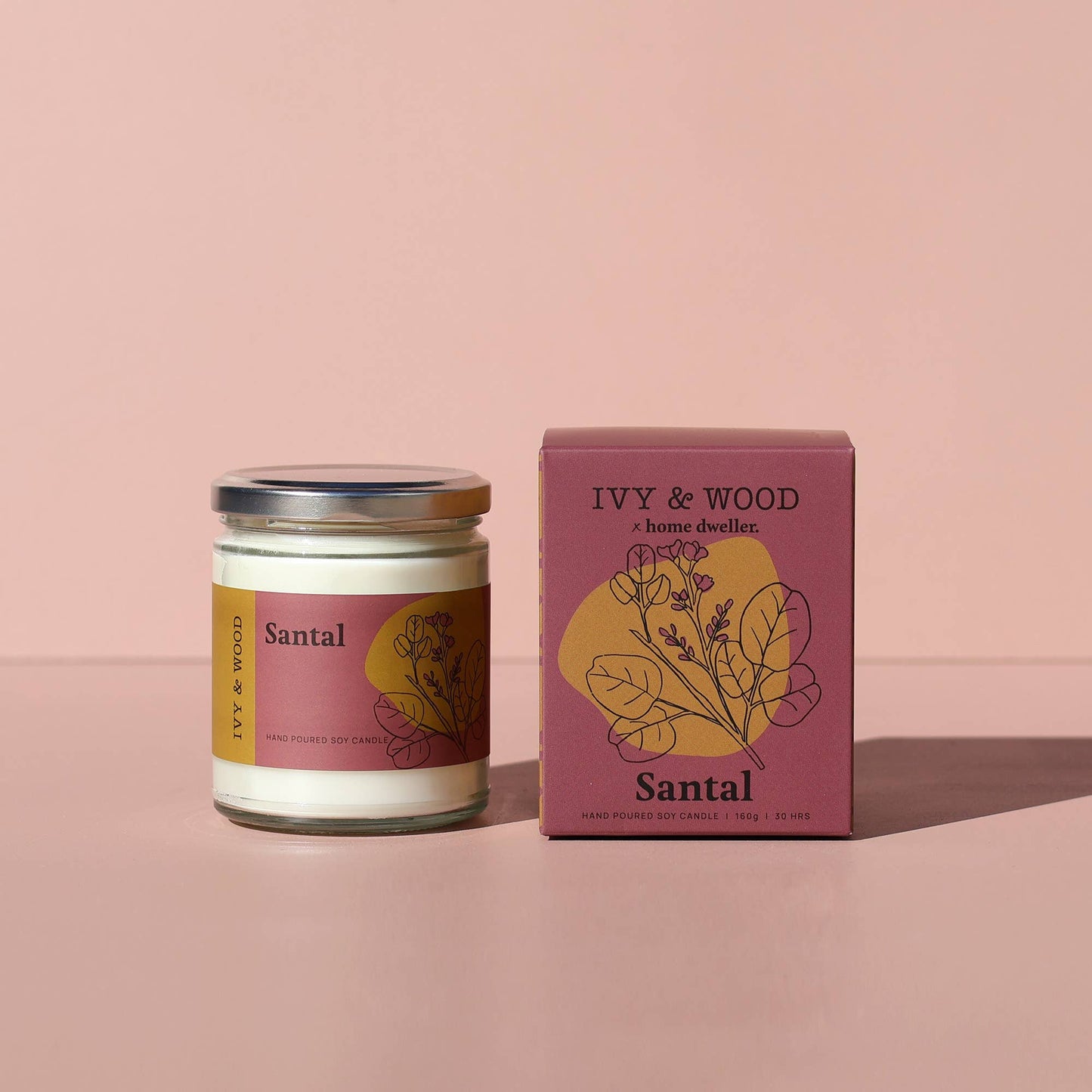 Ivy and Wood Homebody Candle - Santal