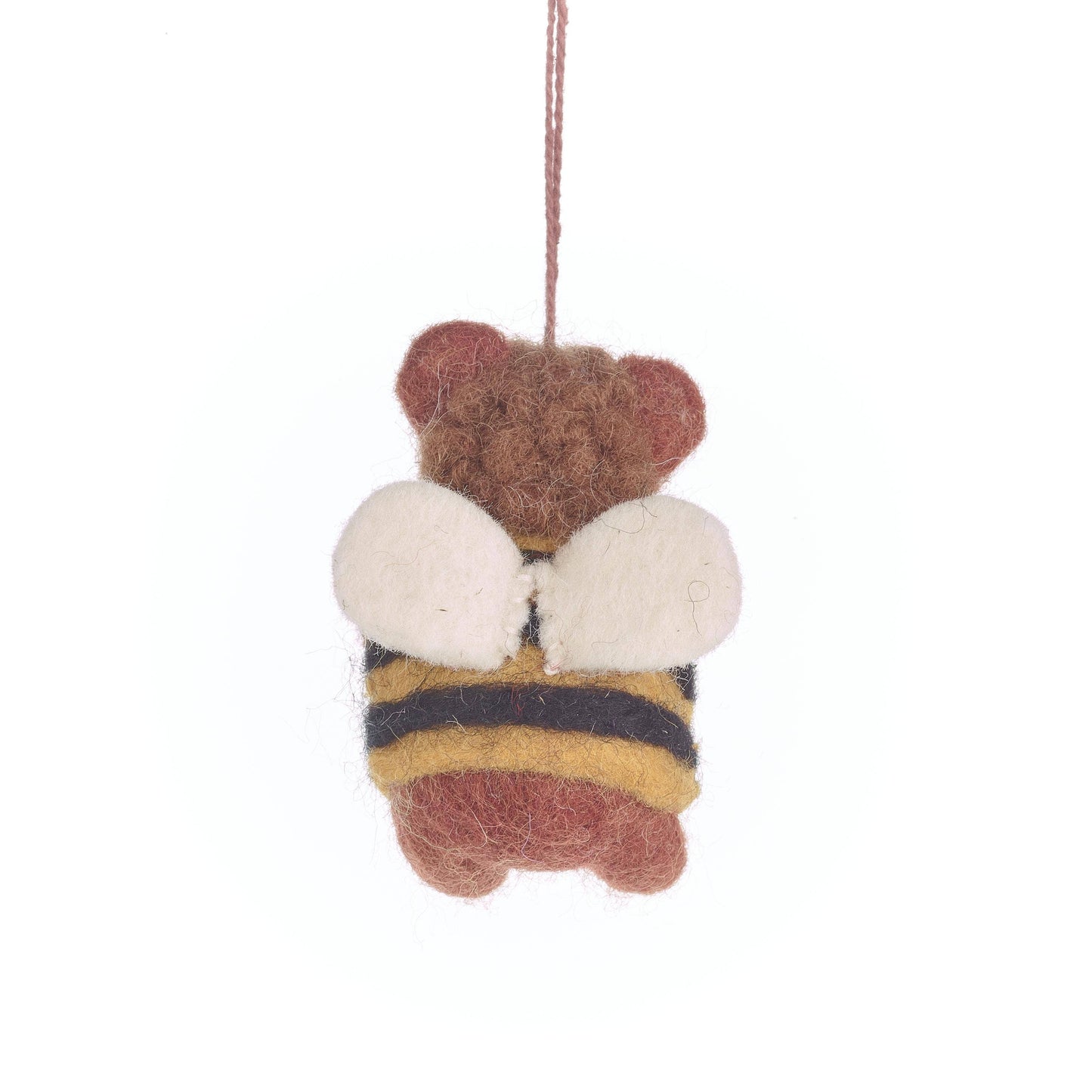 Handmade Felt Howie Honey Bee Bear Hanging  Decoration