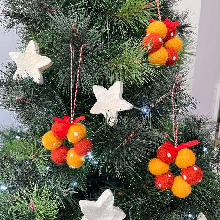 Festive Fresheners - POLKA DOTS - Reusable Scented Ornaments