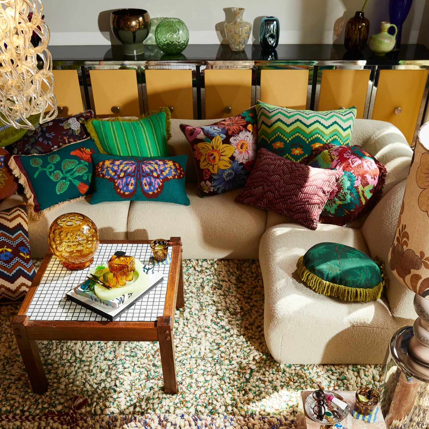 Maria Embroidered Cushion