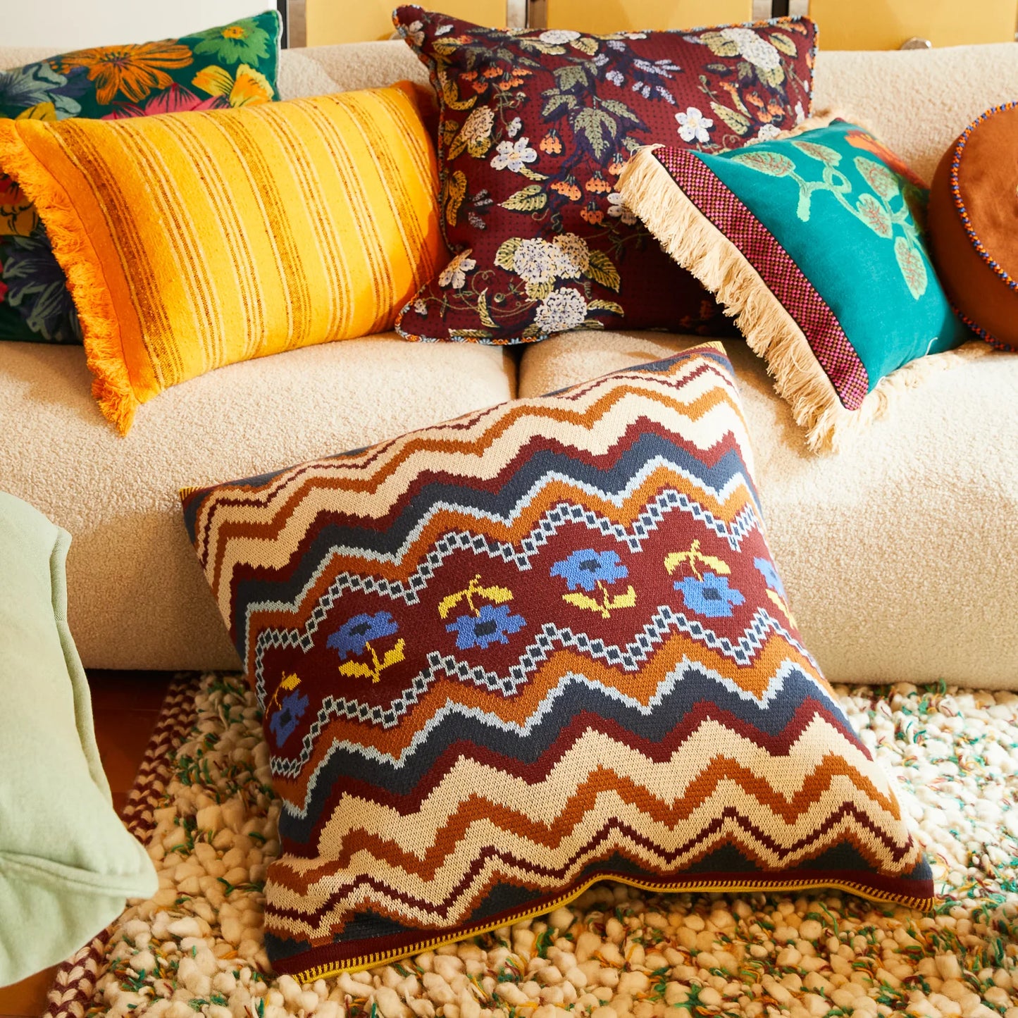 Calina Knit Cushion
