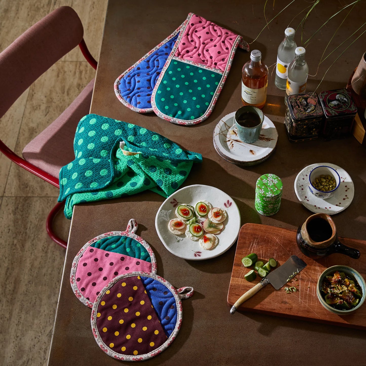 Sage and Clare Paige Double Oven Mitt
