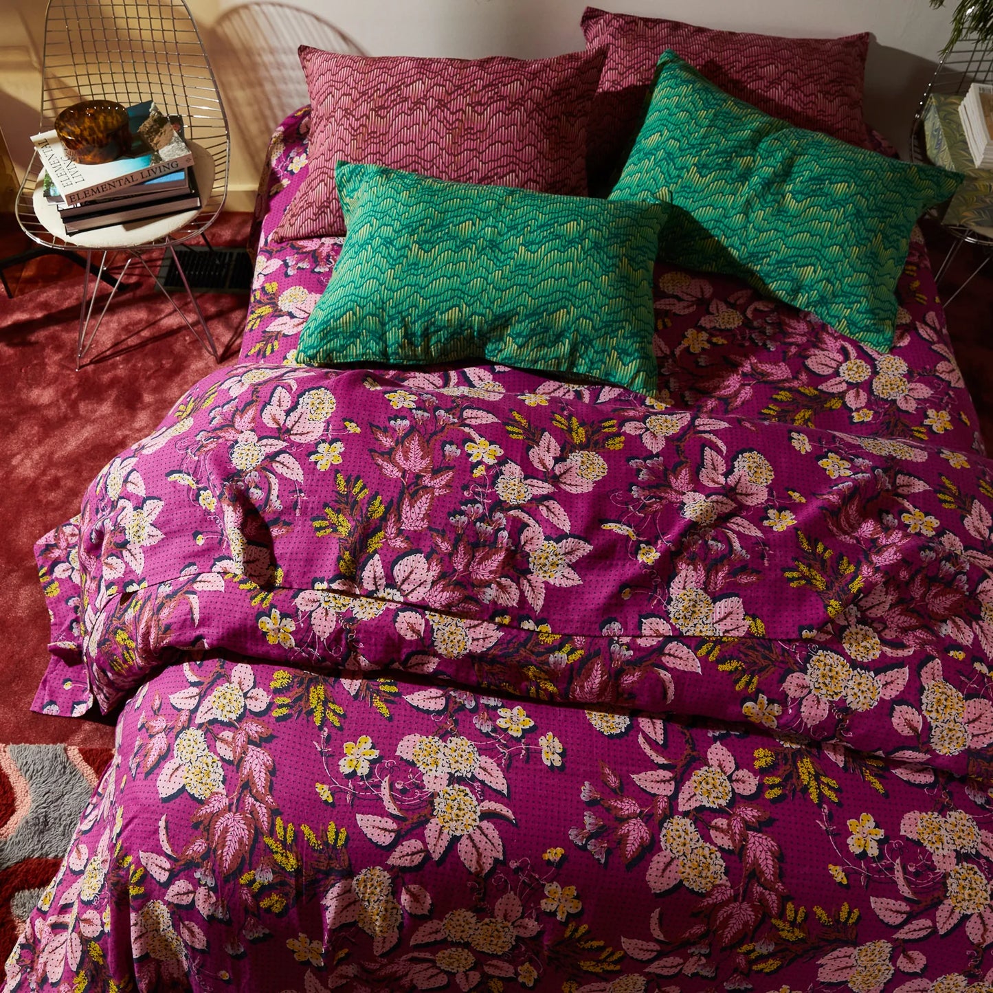 Sage and Clare Heidi Fitted Sheets - Mulberry