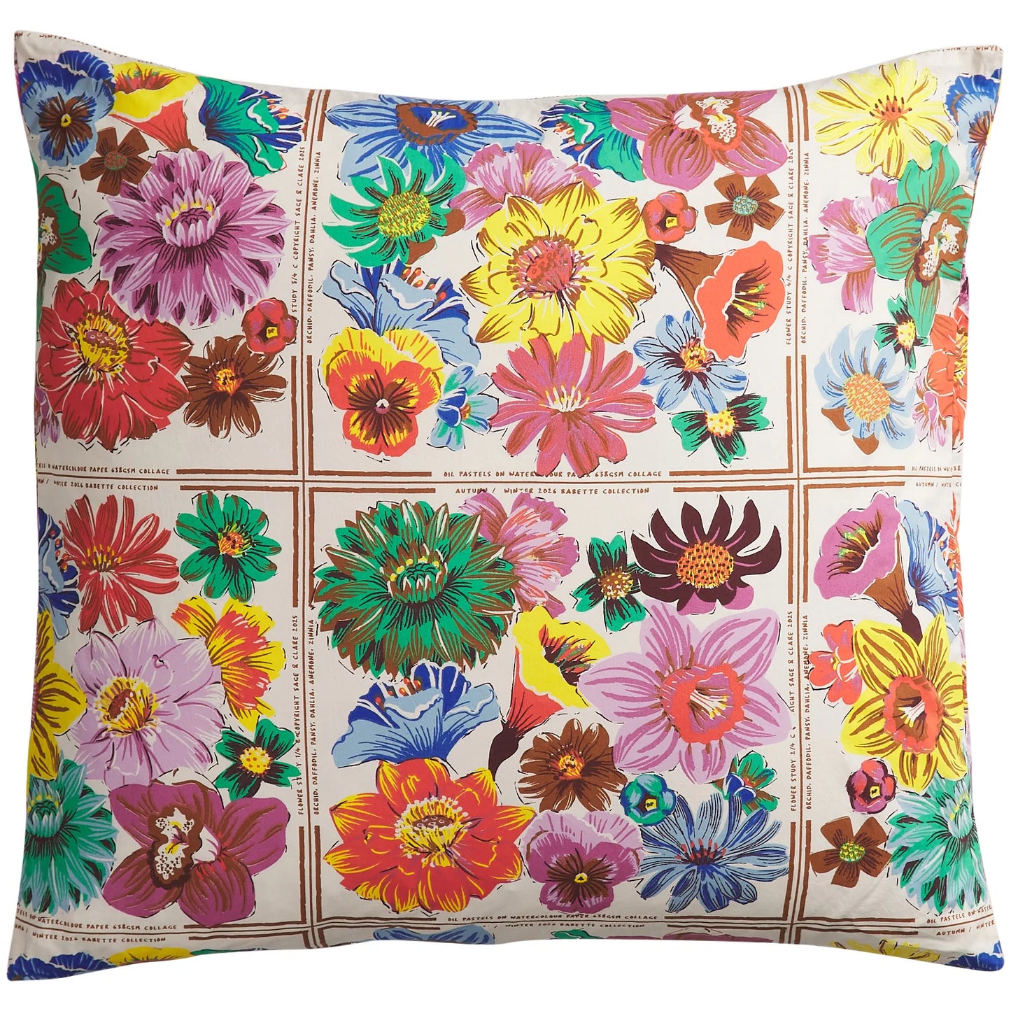 Ines Cotton Pillowcase set - Porcelain