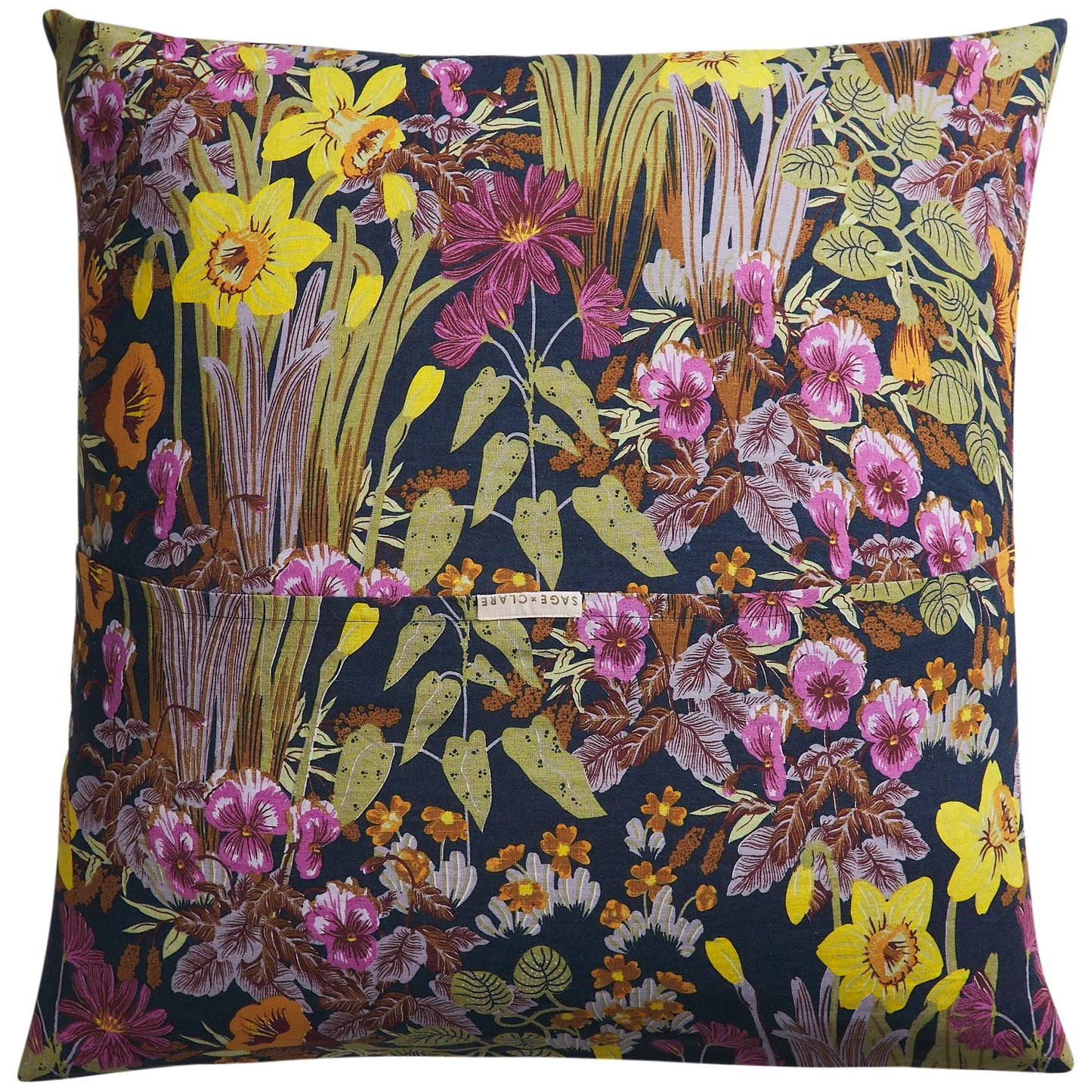 Sage and Clare Babette European Pillowcases - Ink