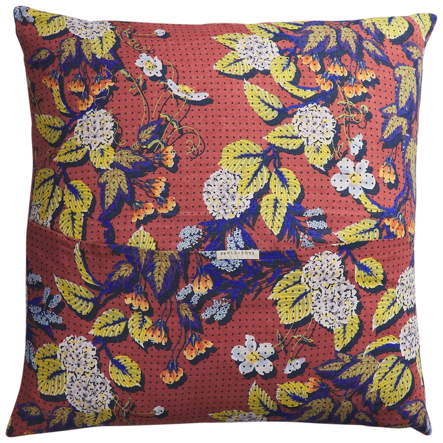 Sage and Clare Heidi European Pillowcases - Burnt Sienna