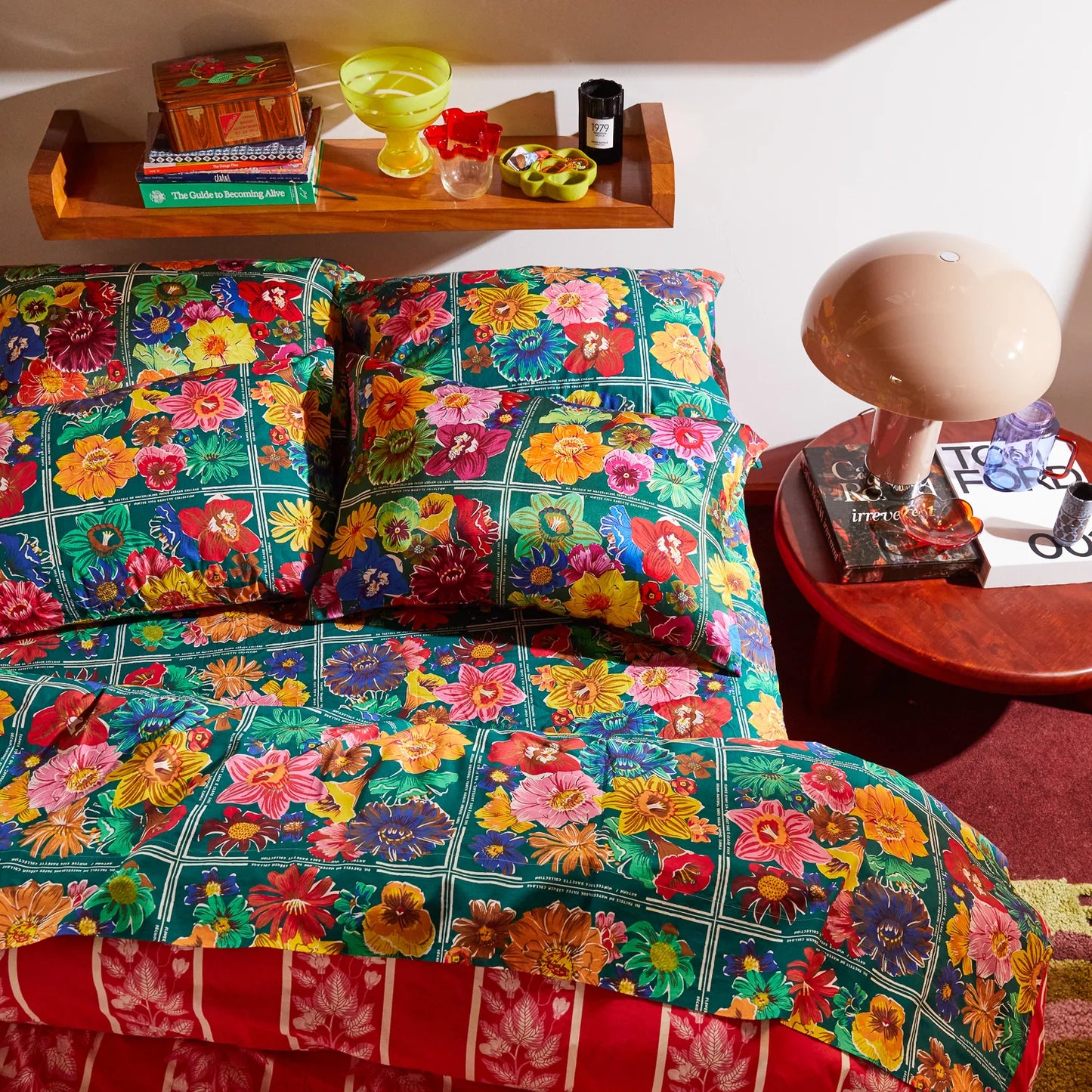 Ines Cotton Flat Sheet - Verdant