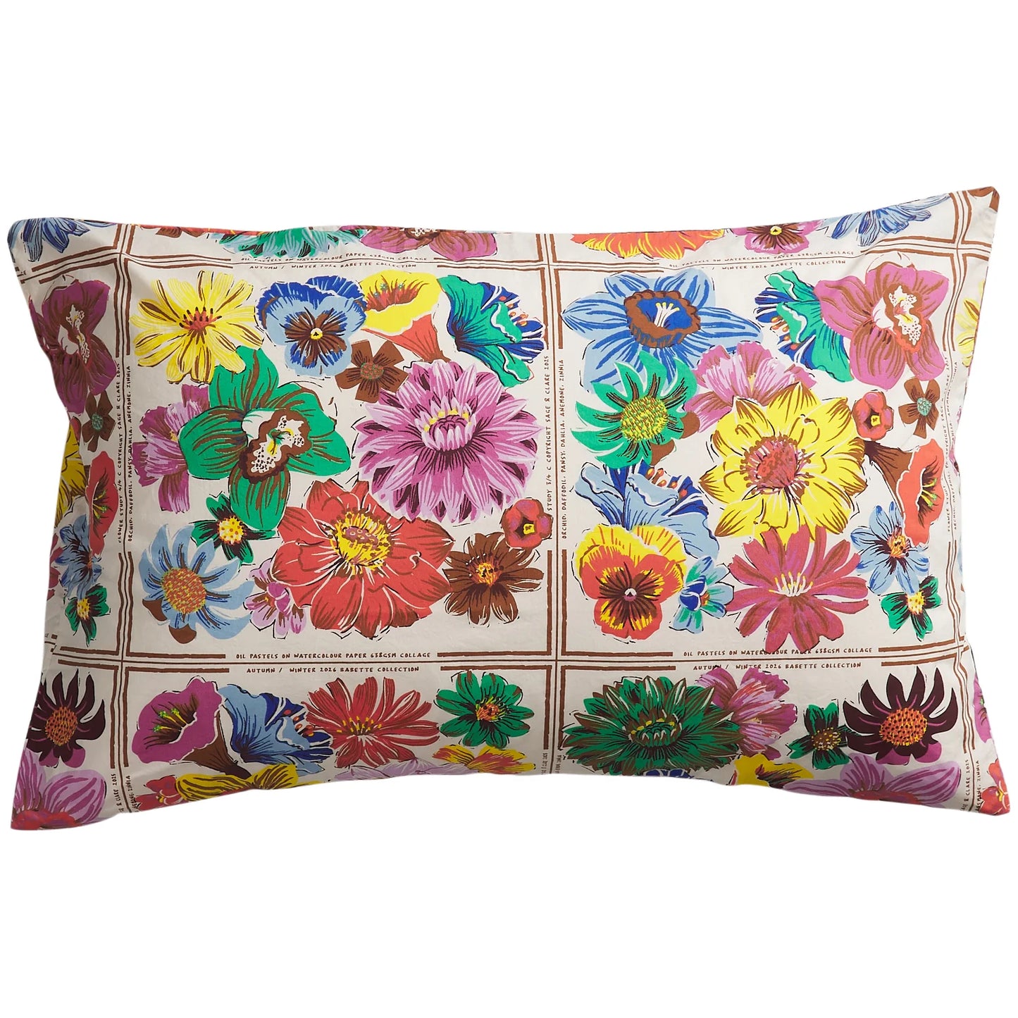 Ines Cotton Pillowcase set - Porcelain