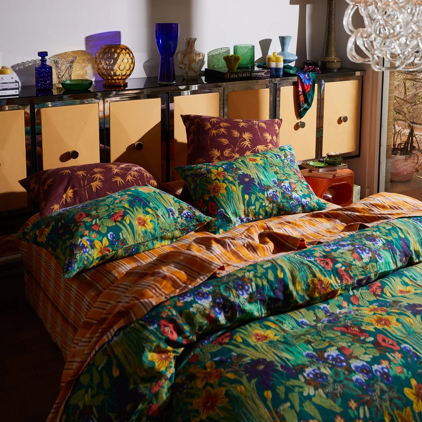 Sage and Clare Babette Standard Pillowcases - Verdant