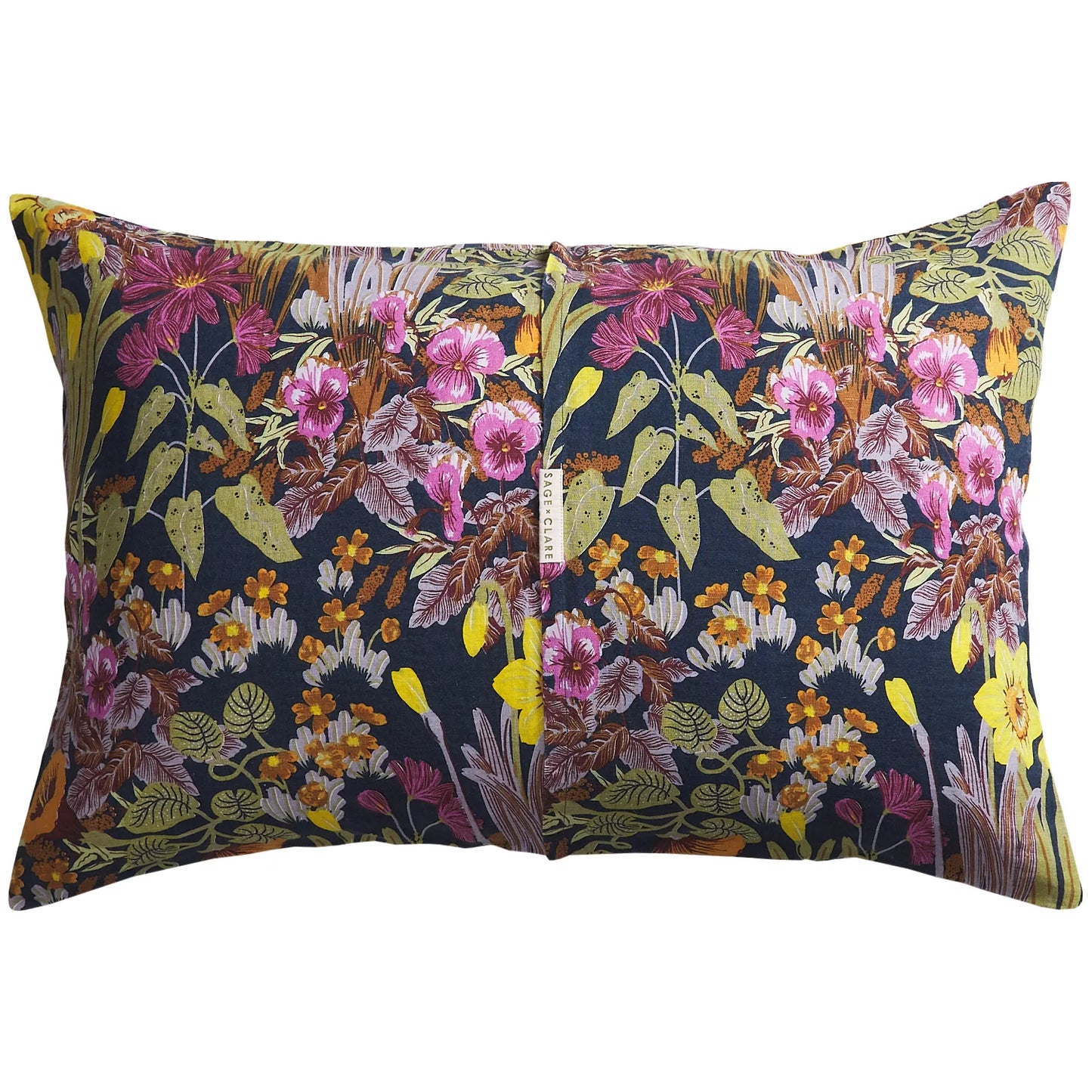 Sage and Clare Babette Standard Pillowcases - Ink