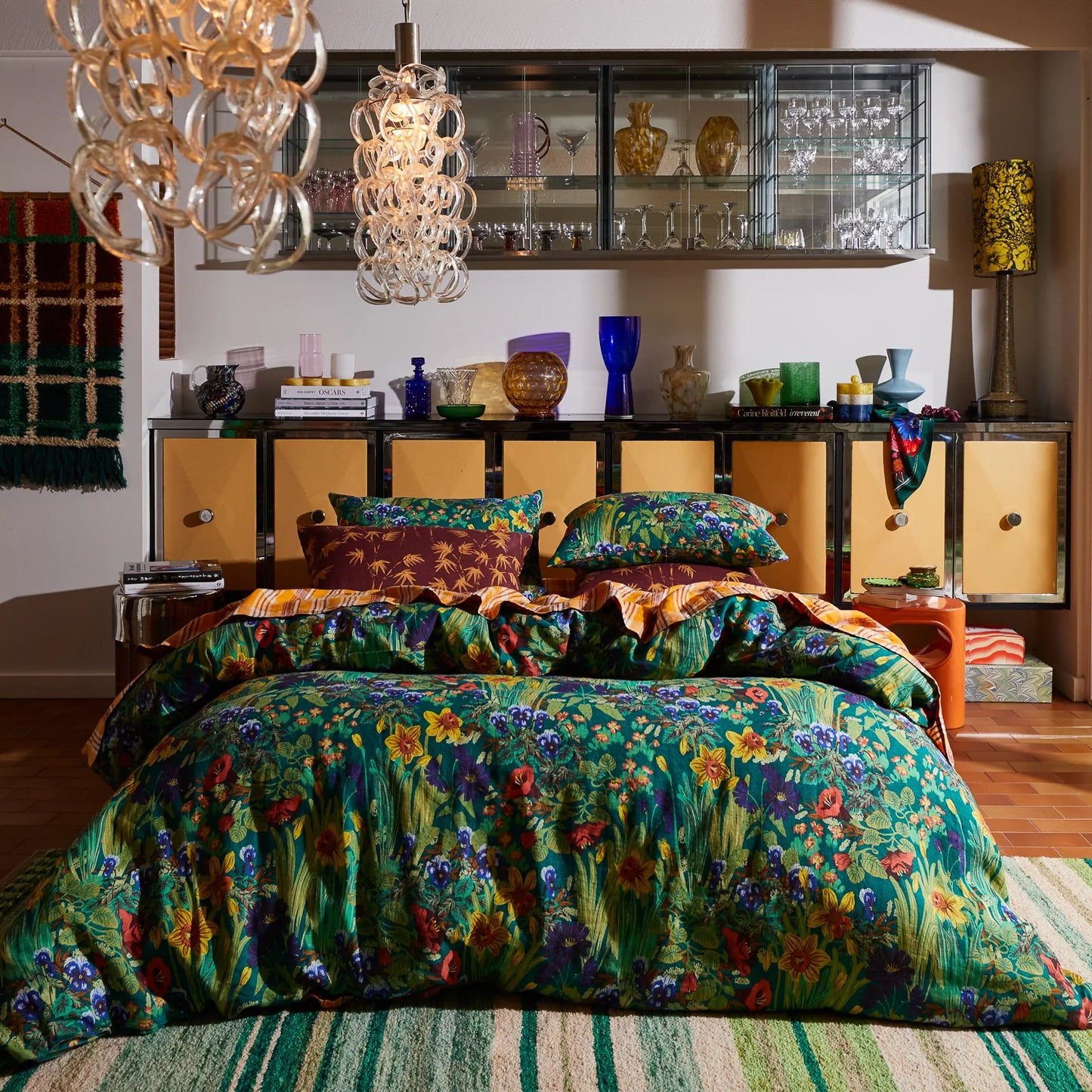Sage and Clare Babette Quilt Cover - Verdant
