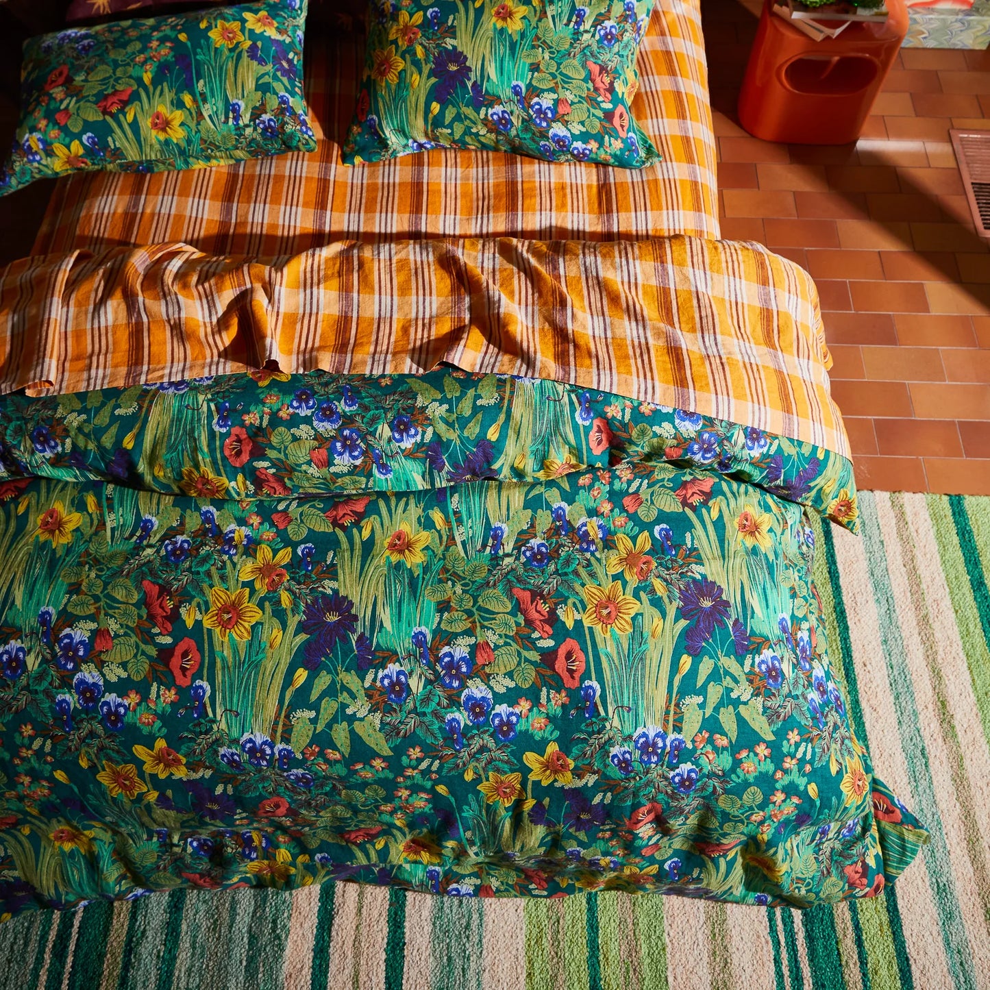 Sage and Clare Babette Quilt Cover - Verdant