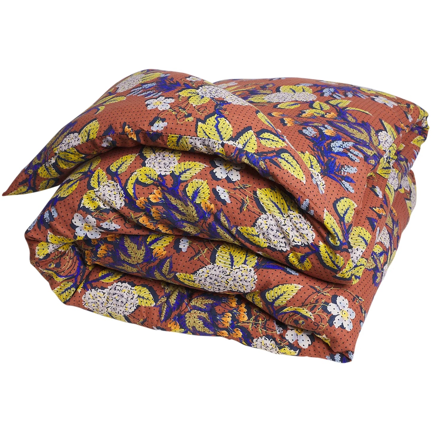 Sage and Clare Heidi Quilt Cover - Burnt Sienna