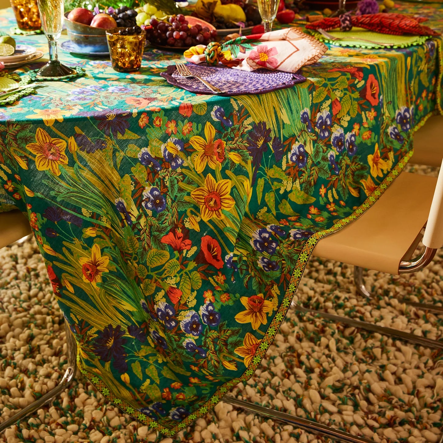 Sage x Clare Babette Tablecloth - RECTANGLE