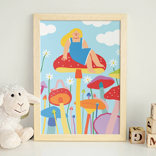 Kids Paint by Numbers -Mushroom Dreaming