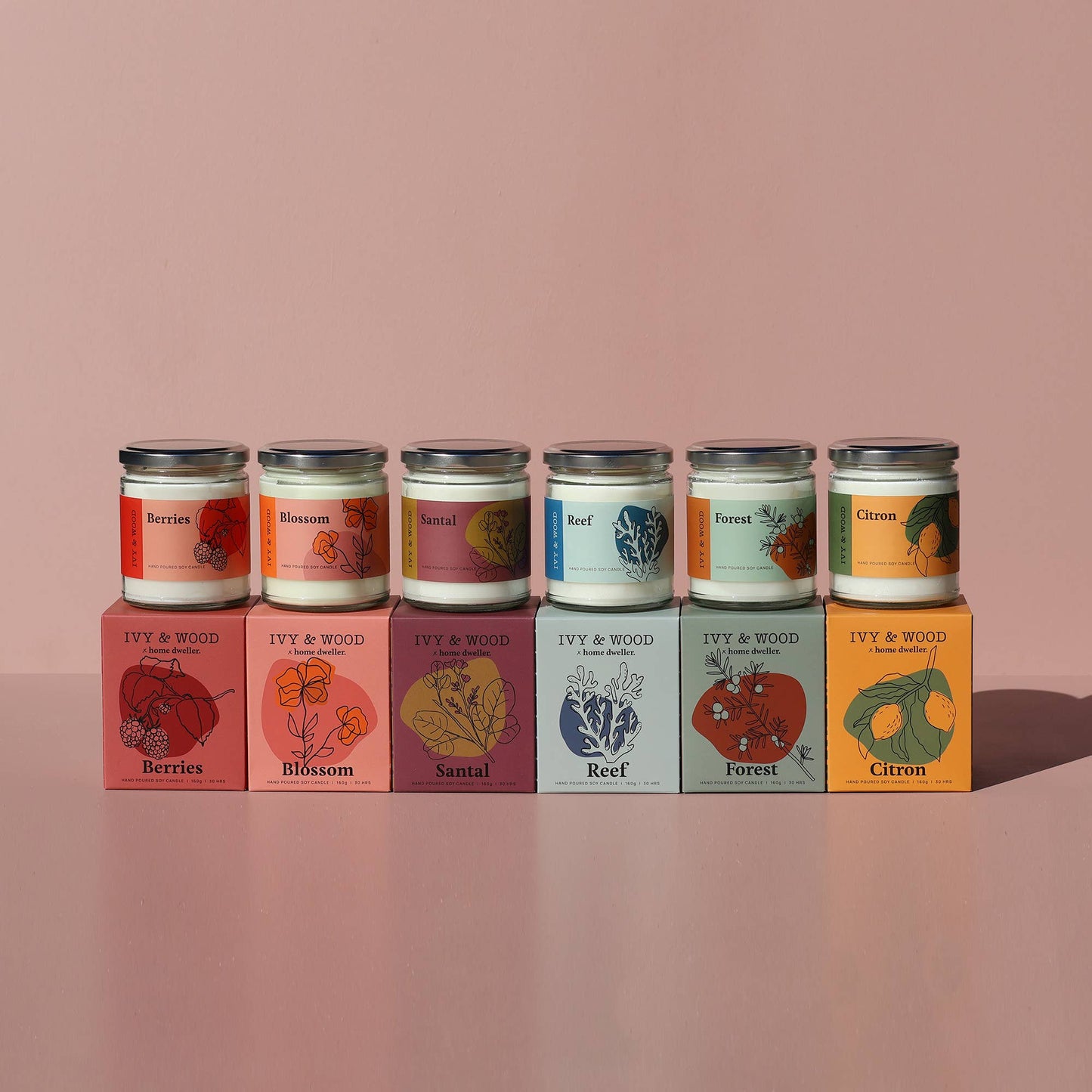 Ivy and Wood Homebody Candle - Blossom