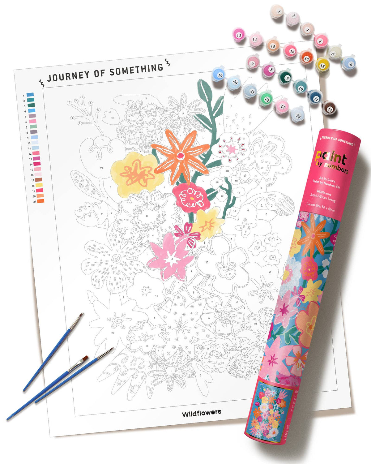 Paint by Numbers - Wildflowers