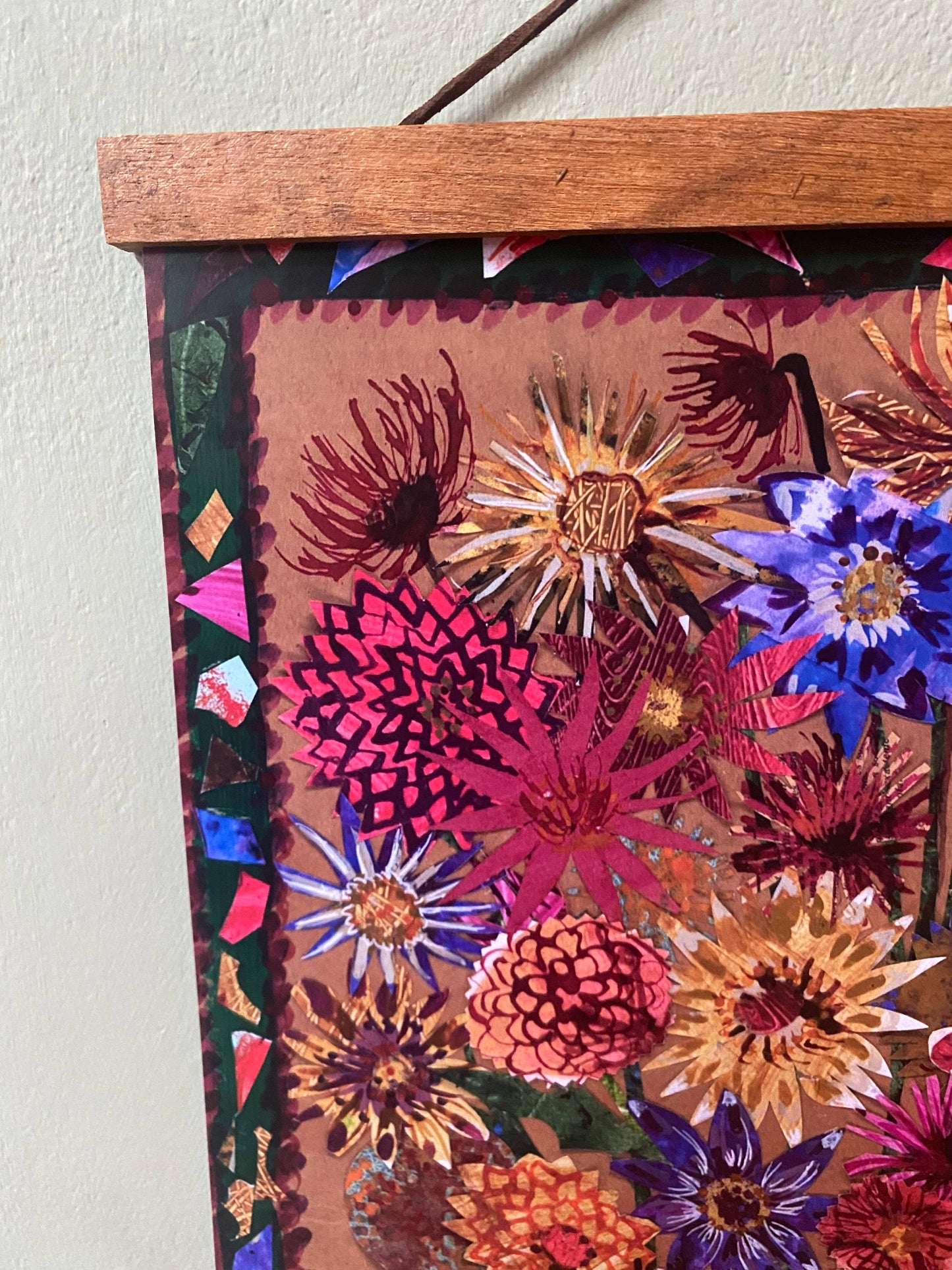 A3 Dazzling dahlias art print