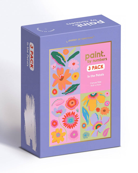 Into the Petals Paint by Numbers (Pack of 3)