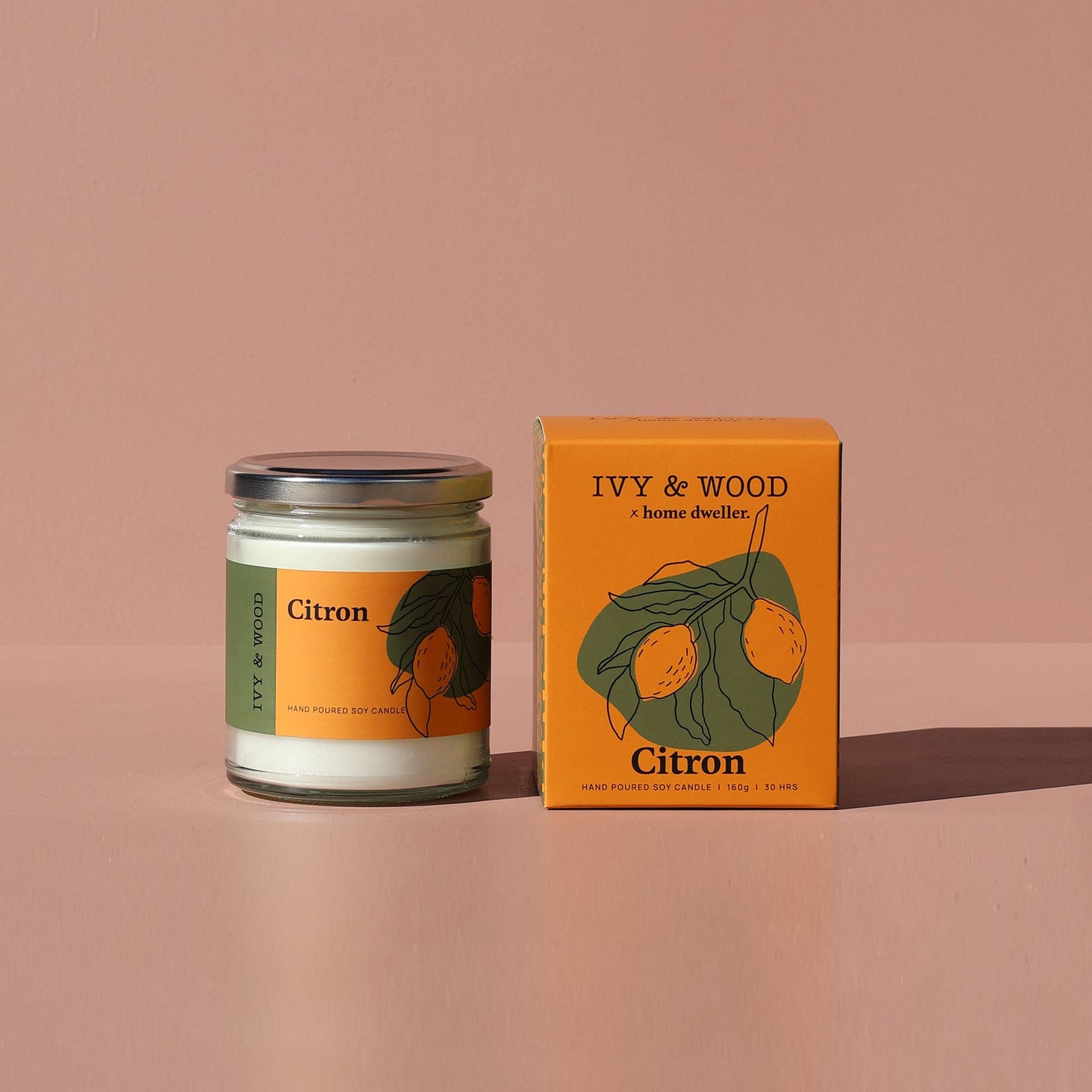 Ivy and Wood Homebody Candle - Citron