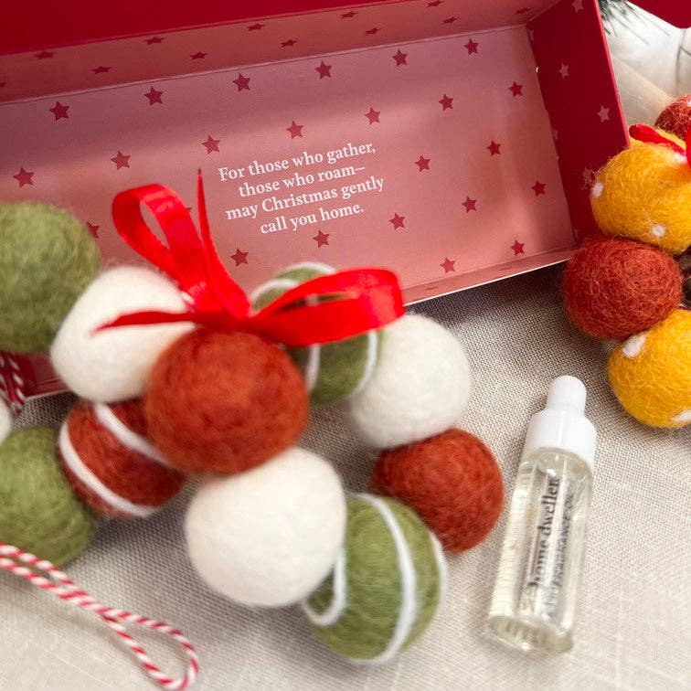 Festive Fresheners - POLKA DOTS - Reusable Scented Ornaments