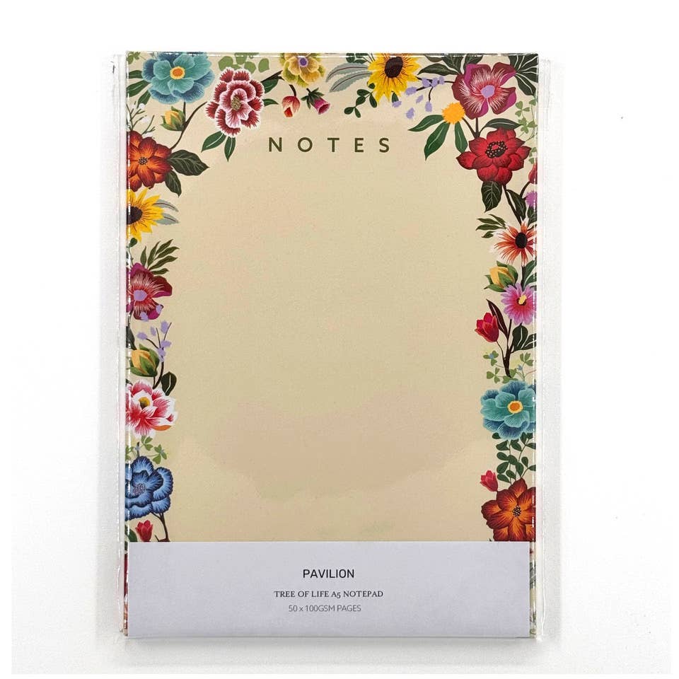 Tree of Life Floral Botanical A5 Notepad