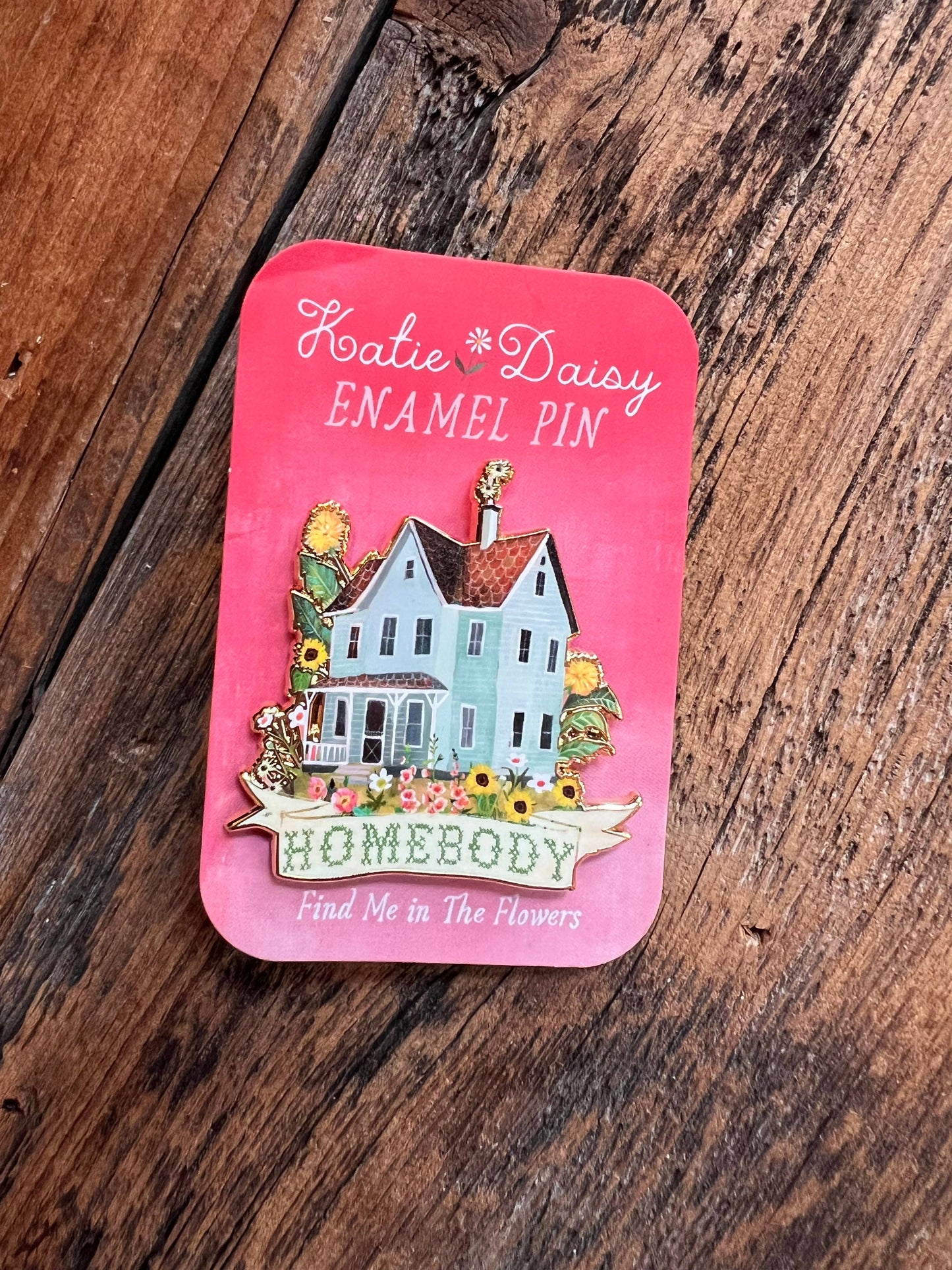 Homebody Enamel Pin 