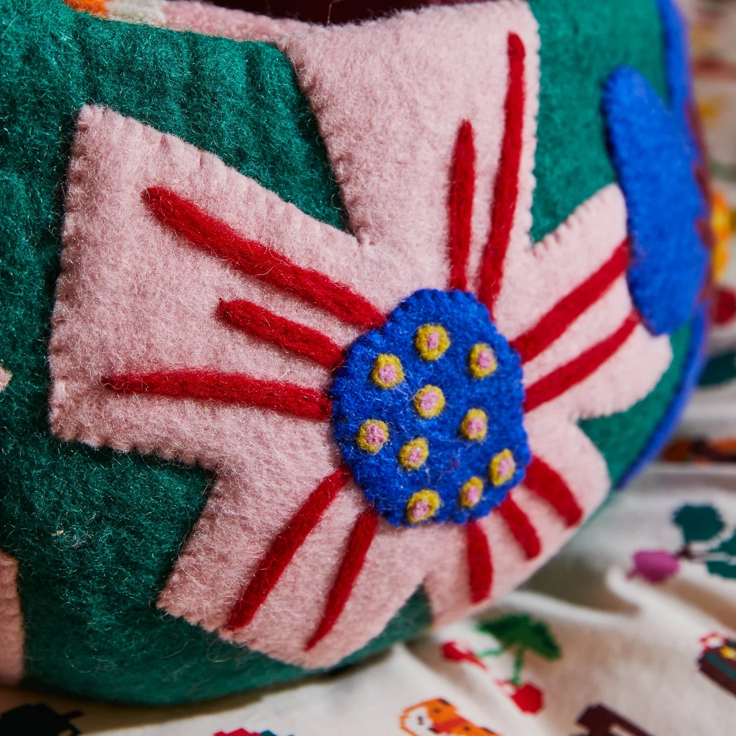 Sage x Clare Emmi Felt Basket