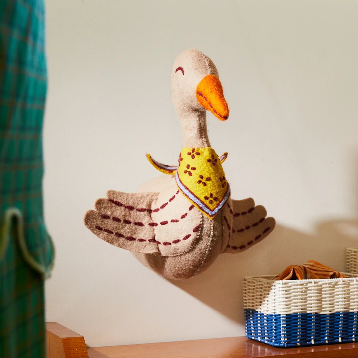 Sage x Clare Tomi Felt Duck Wall Art