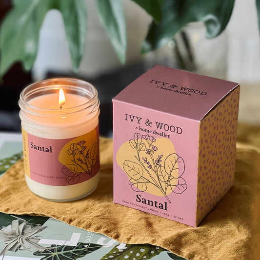 Ivy and Wood Homebody Candle - Santal
