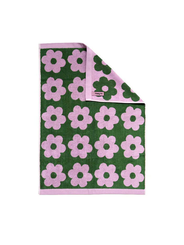 Mosey Me Flowerbed Hand Towel