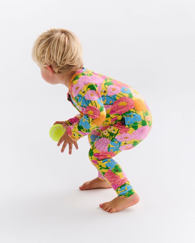 Kip and Co Organic Long Sleeve Zip Romper - Follow the Sun