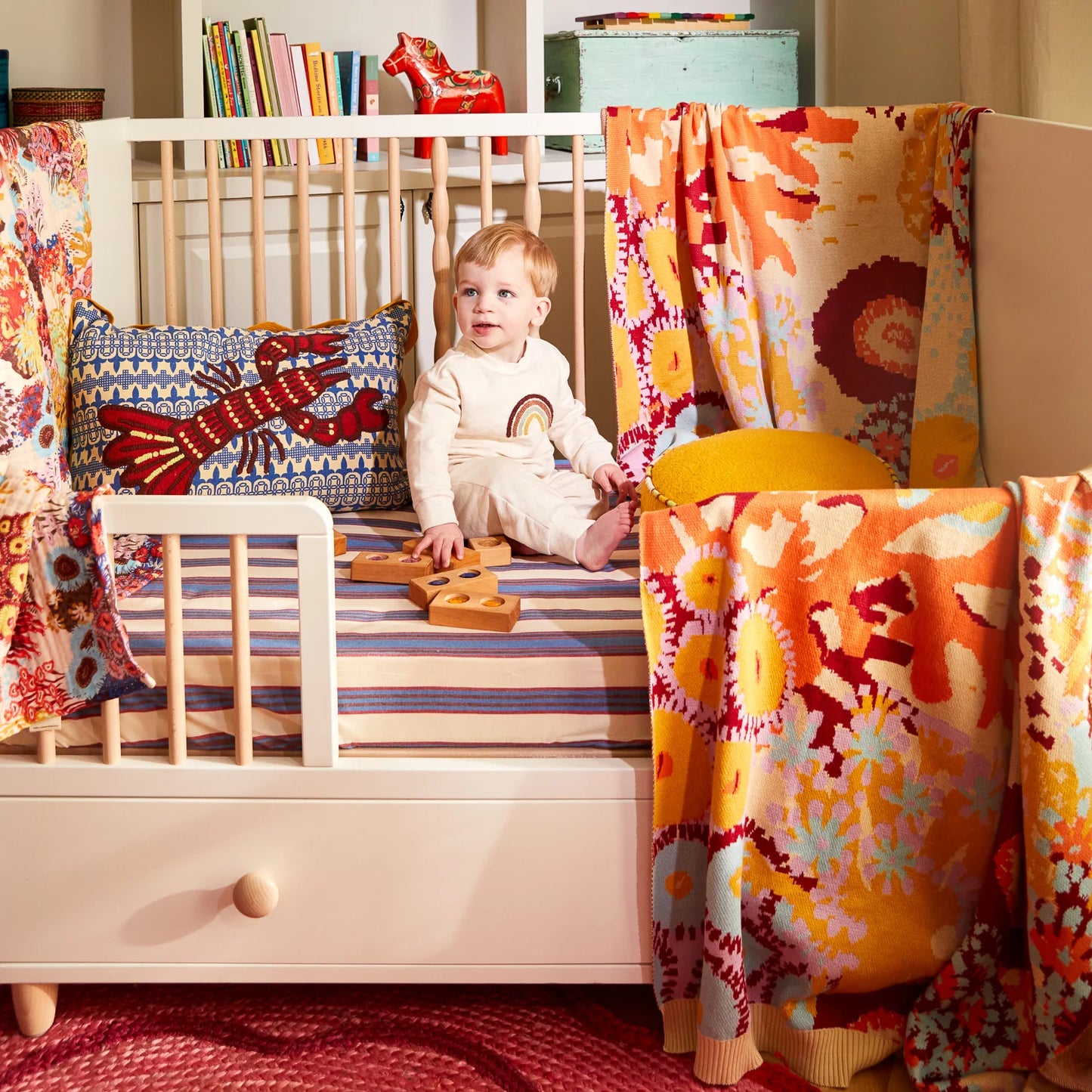 Sage and Clare Cora Cot Blanket