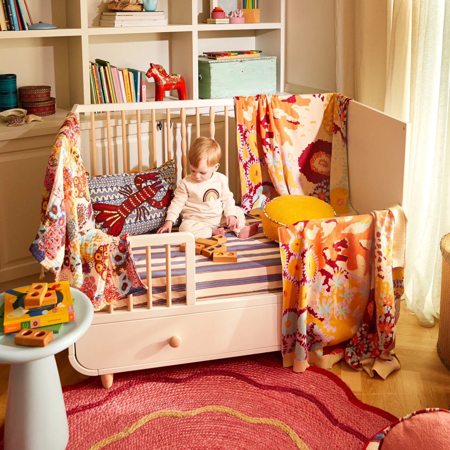 Sage and Clare Cora Cot Blanket