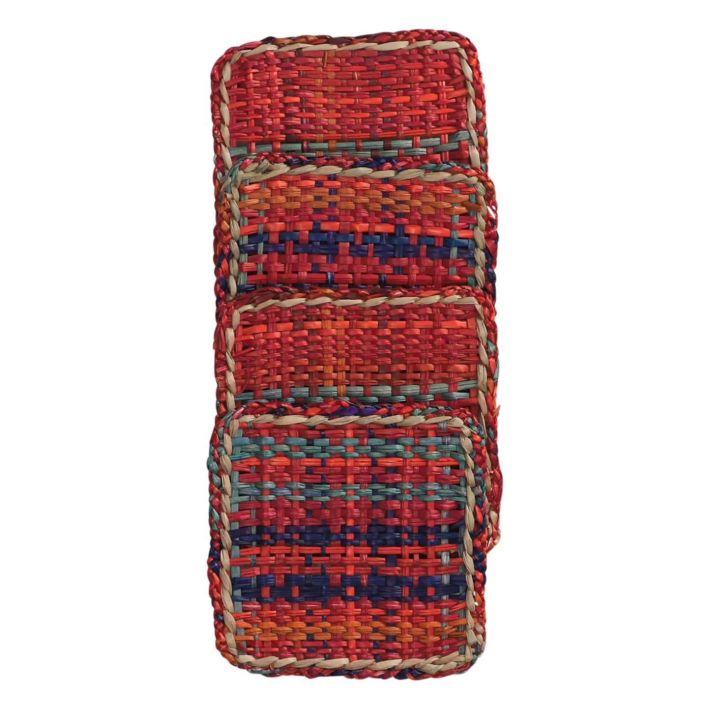 Sage and Clare Isla Coasters - Crimson