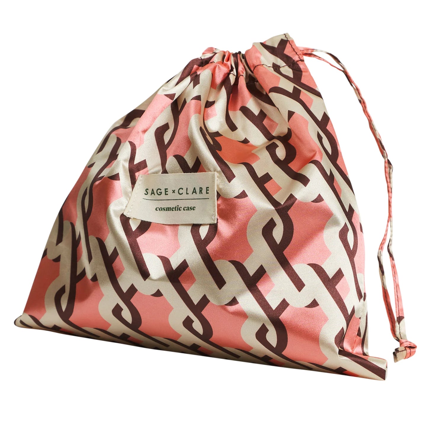 Sage and Clare Delphine Cosmetic Pouch - Garnet