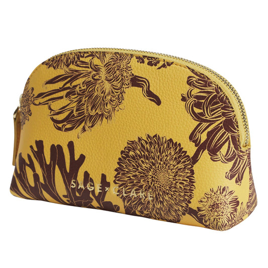 Sage and Clare Delphine Cosmetic Pouch - Dune