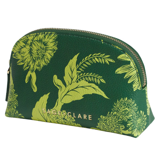 Sage and Clare Delphine Cosmetic Pouch - Anise