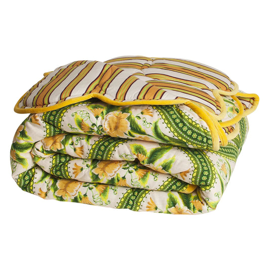 Sage x Clare - Margaret Scalloped Quilted Coverlet