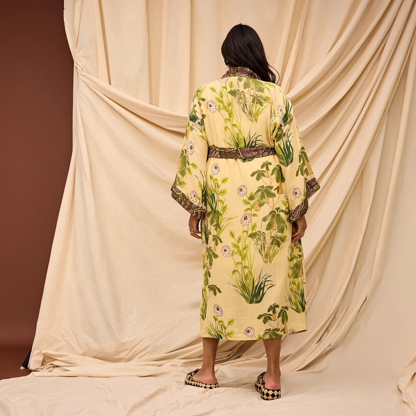 Sage and Clare Malorie Cotton Robe