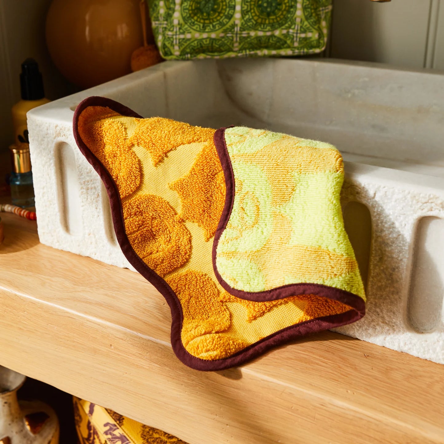 Sage and Clare Esme Face Washer - Dune