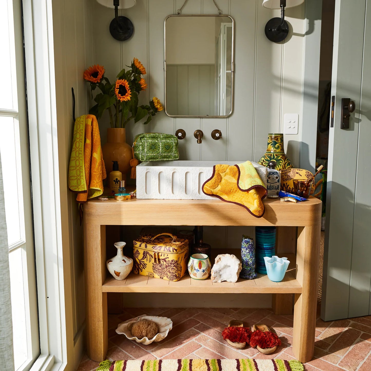 Sage and Clare Esme Face Washer - Dune