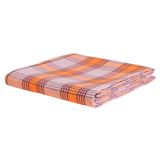 Sage x Clare - Isla Linen Flat Sheet - Vivid Coral