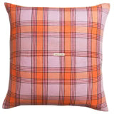 Sage and Clare Isla Linen European Pillowcases - Vivid Coral