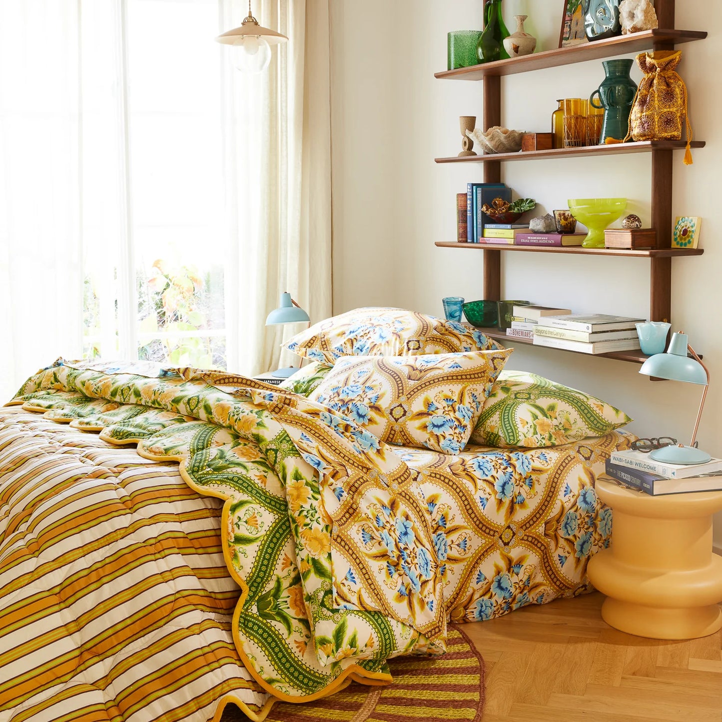 Sage and Clare Margaret Standard Pillowcases - Clay