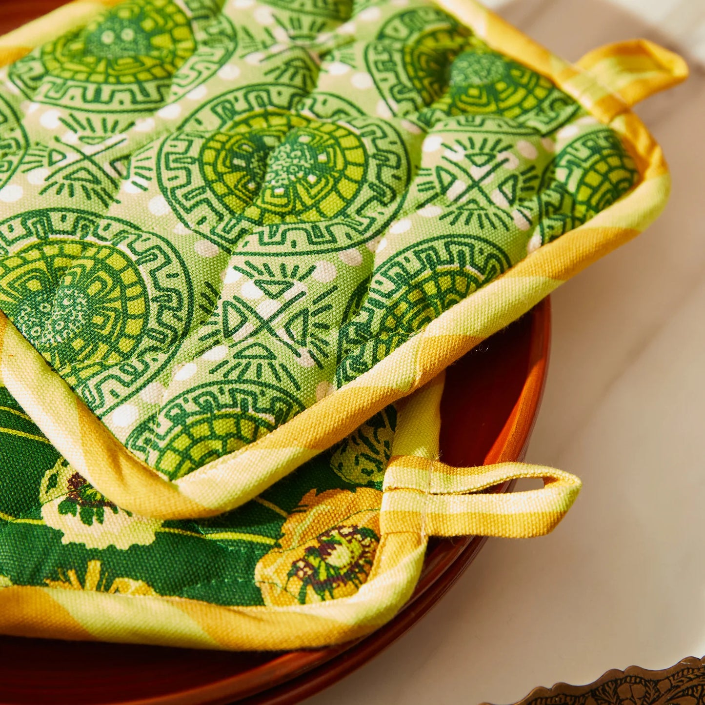 Sage and Clare Delphine Pot Holder Set