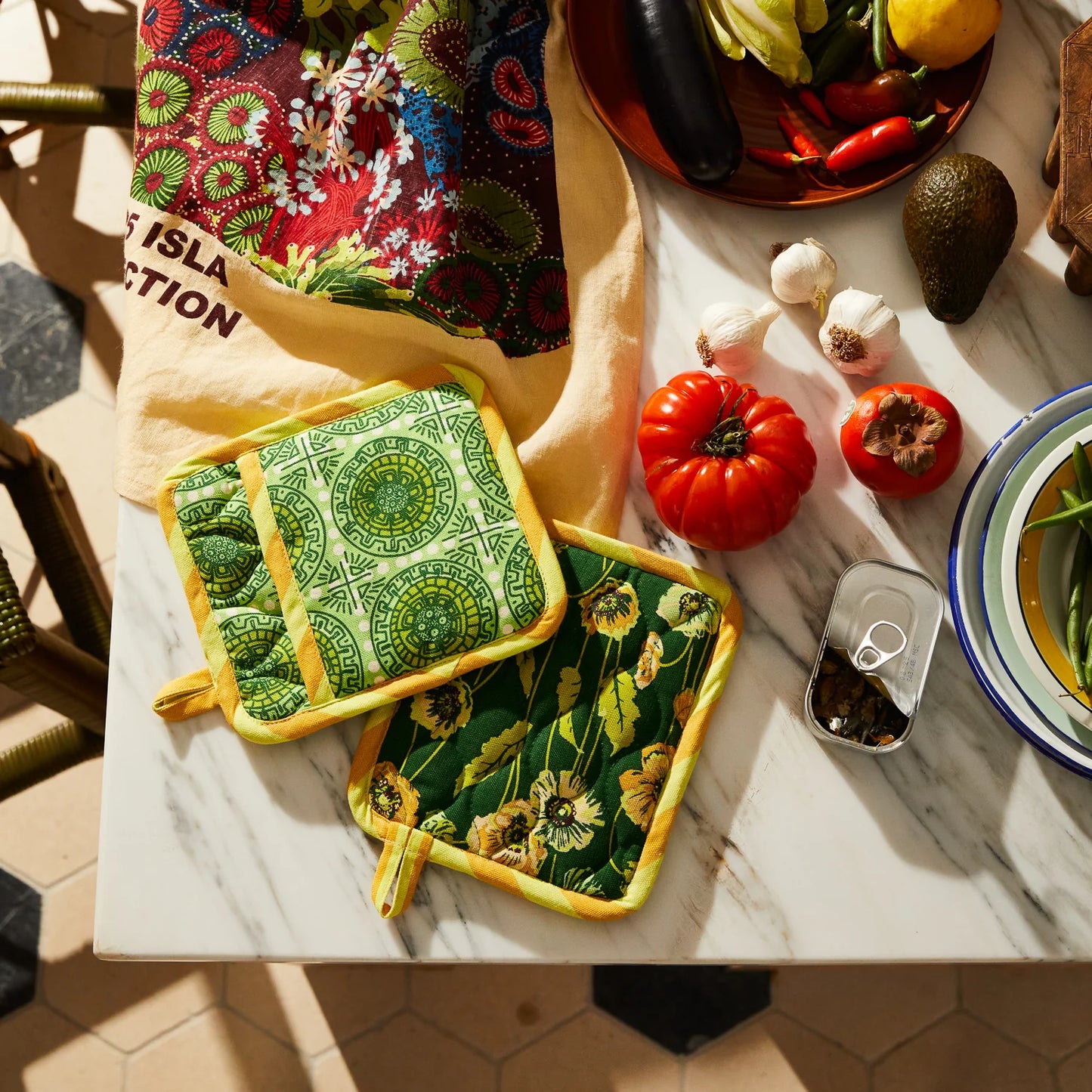 Sage and Clare Delphine Pot Holder Set