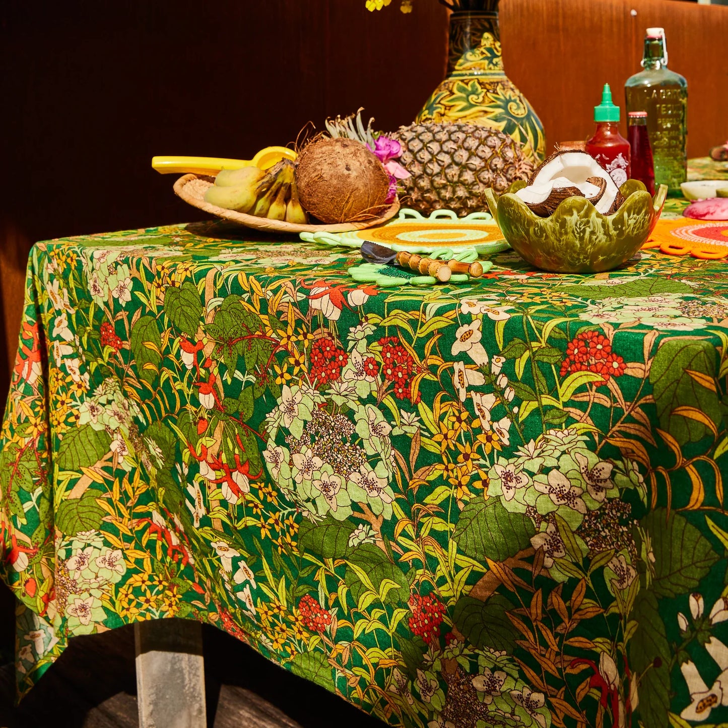 Sage and Clare Francesca Tablecloth