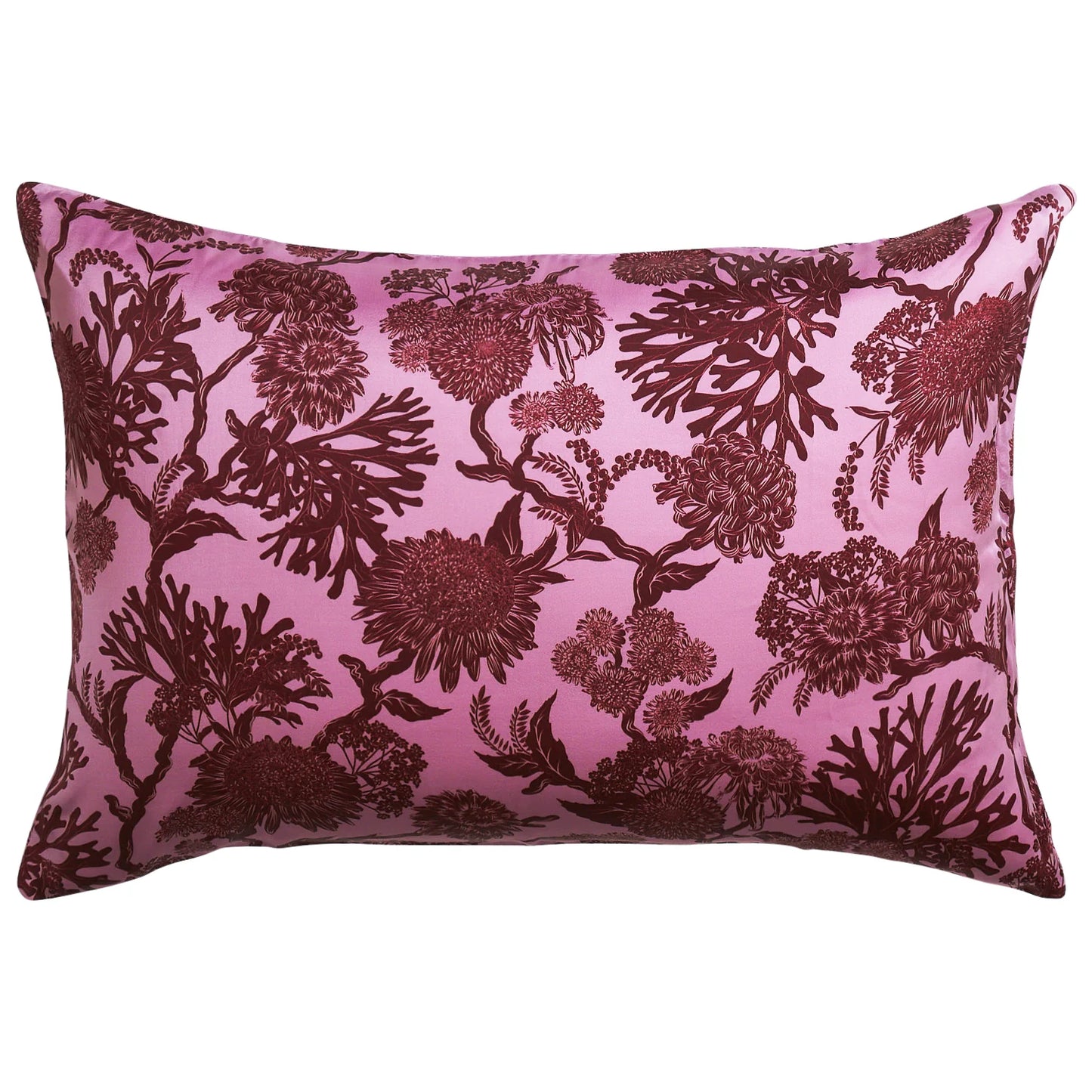 Sage and Clare Silk Pillowcase - Delphine Orchid